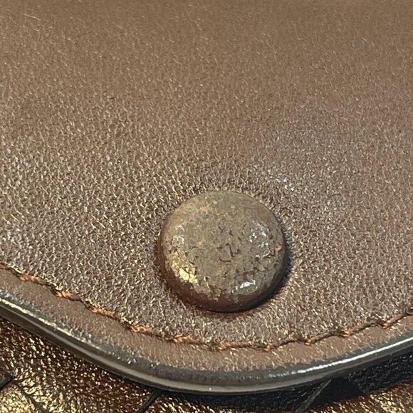 Bottega Veneta Intrecciato Leather Key Case Dark Brown - Preowned - Picture 6 of 9